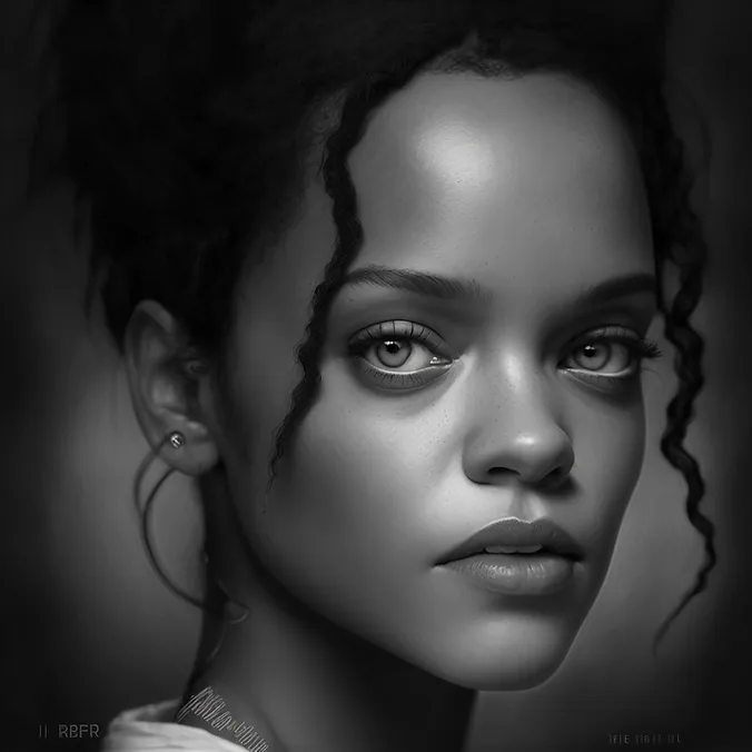 Realistic photo portrait example 1
