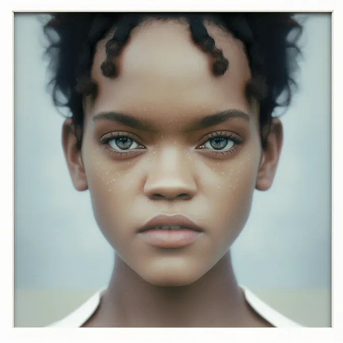 Realistic photo portrait example 2